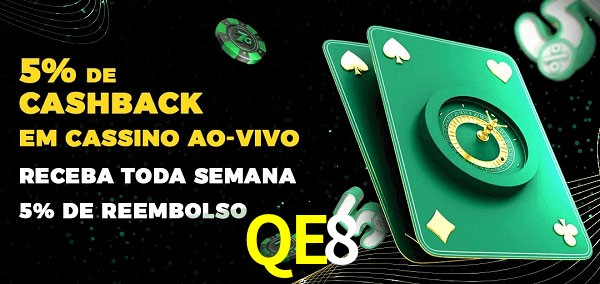 Promoções do cassino ao Vivo QE8